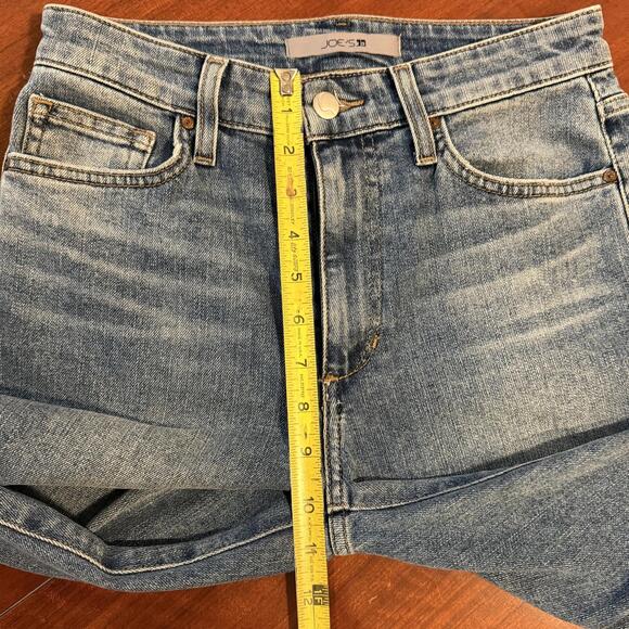 Joe's Jeans High Rise Skinny Ankle Siyeh Blue Distressed Hem Stretch Jeans 26 - Picture 9 of 14